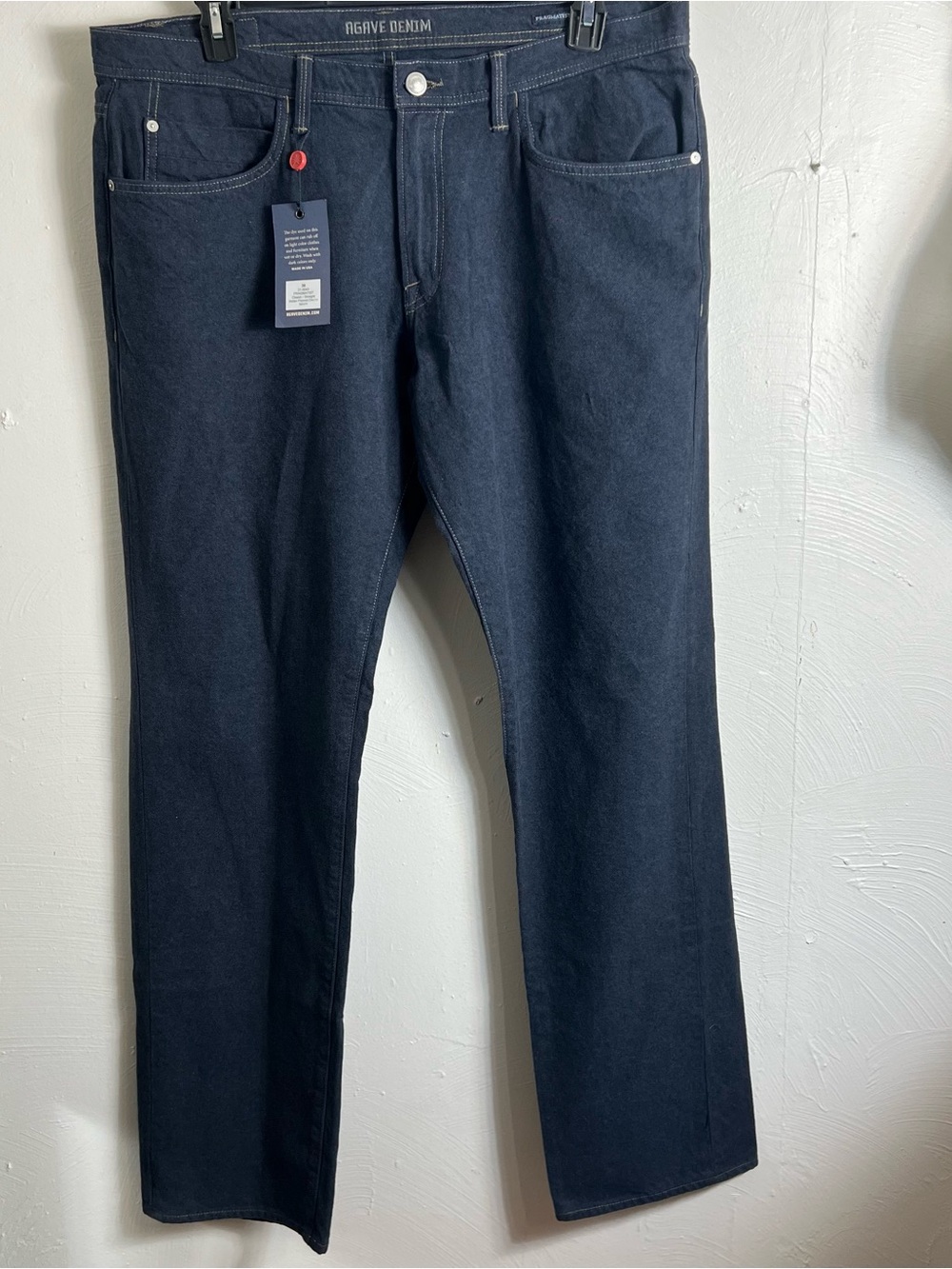 Agave Denim Pragmatist Classic Straight Jeans Size 38 x 35